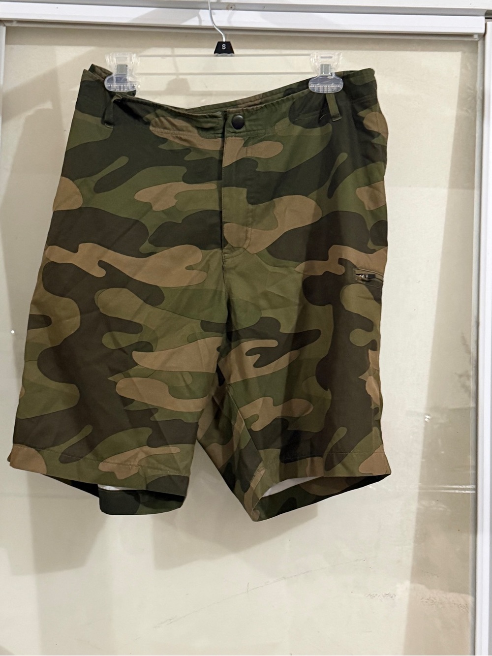 Red Camel Men's Camo Cargo Shorts - Green & Brown